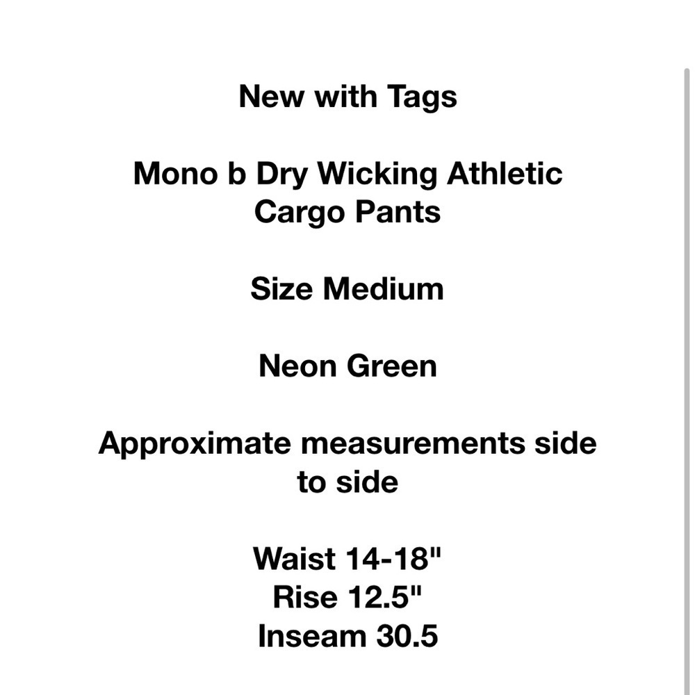 Mono B Light Yellow Women's Cargo Pants - Picture 7 of 11